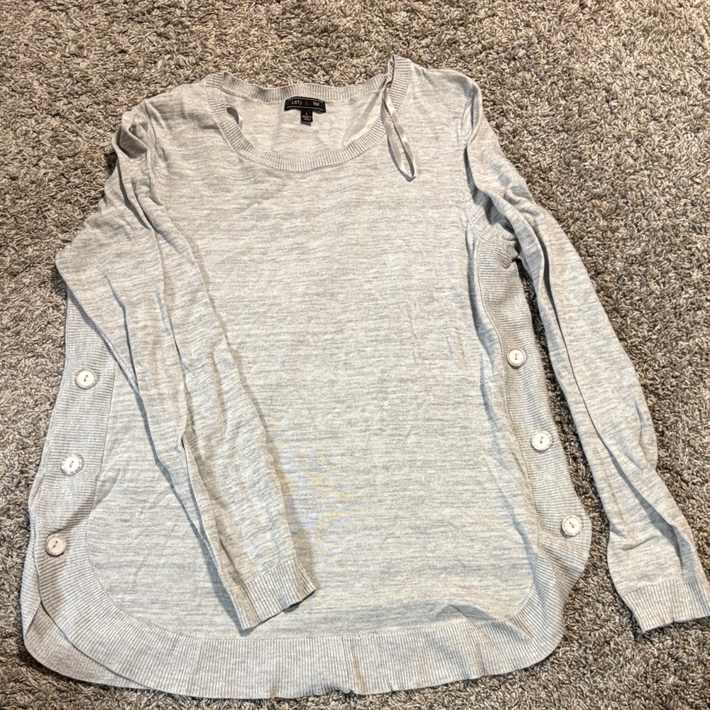 Women’s Lety & Me December Side Detail Sweater